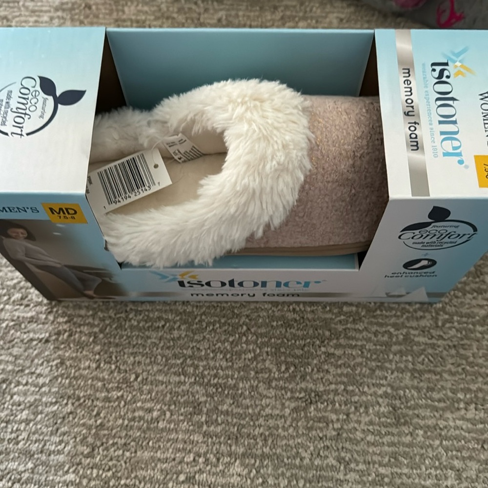 Women’s Isotoner memory foam house shoe